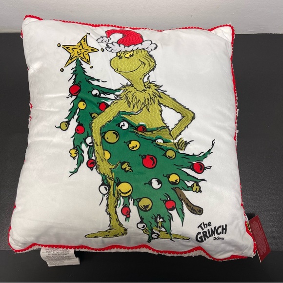 Accents Marlo Lorenz Dr Seuss The Grinch Throw Pillows Poshmark
